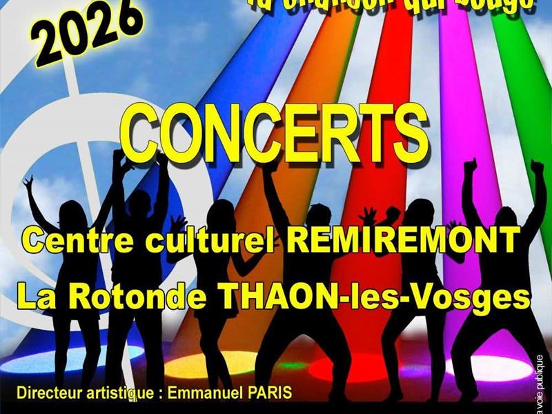Concert Arc en ciel la chanson qui bouge 18 rue de la Franche Pierre Remiremont 2026-02-07 Concert Arc en ciel la chanson qui bouge