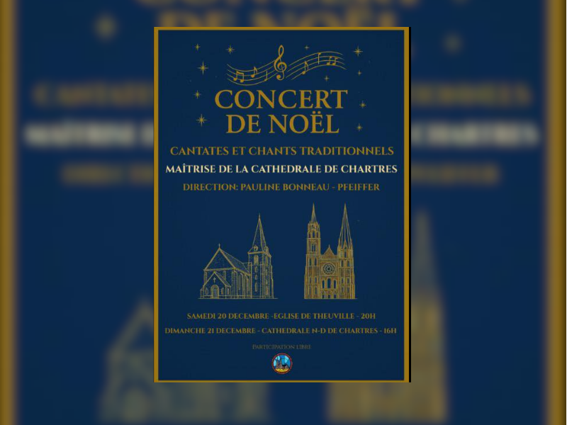 Concert de Noël Cloître Notre-Dame Chartres 2025-12-21 Concert de Noël