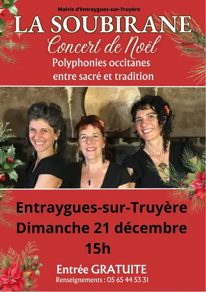 Concert de Noël La Soubirane