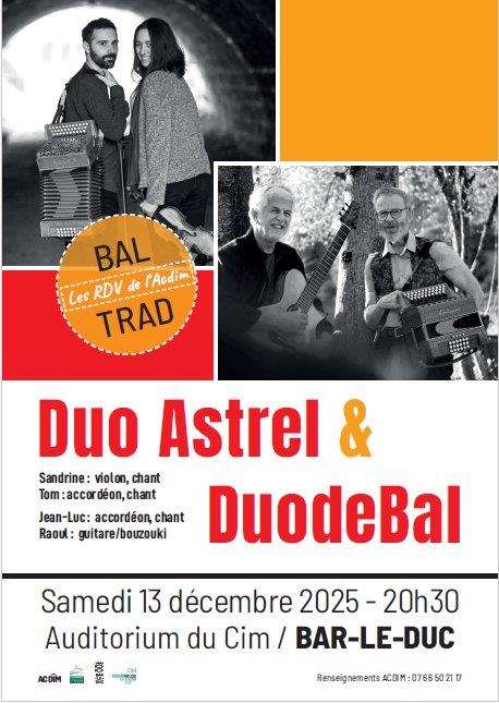 Concert duo Astrel et Duodebal