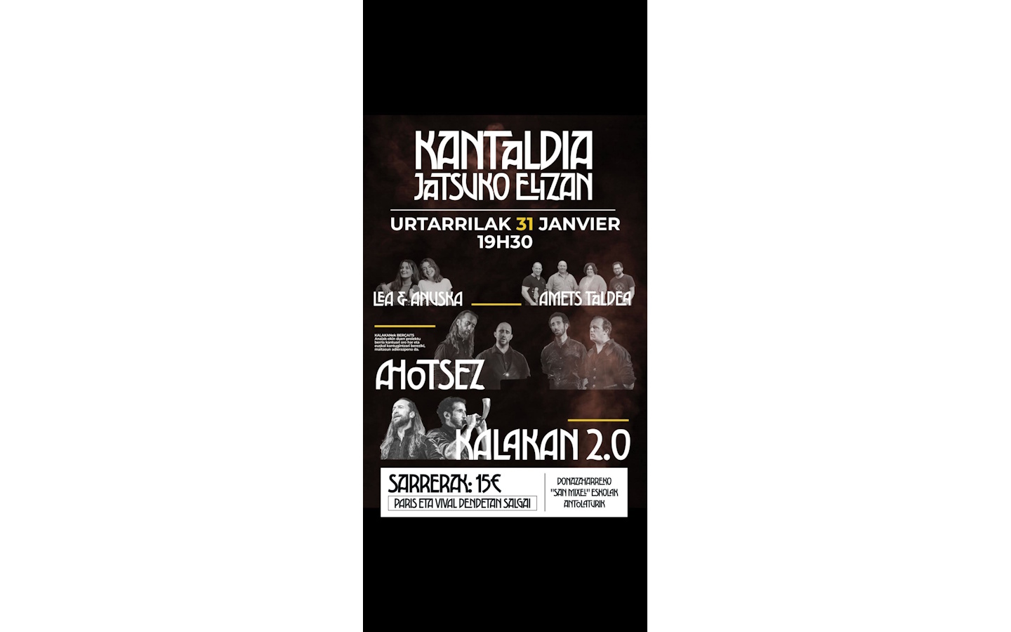 Concerts Léa eta Anuska