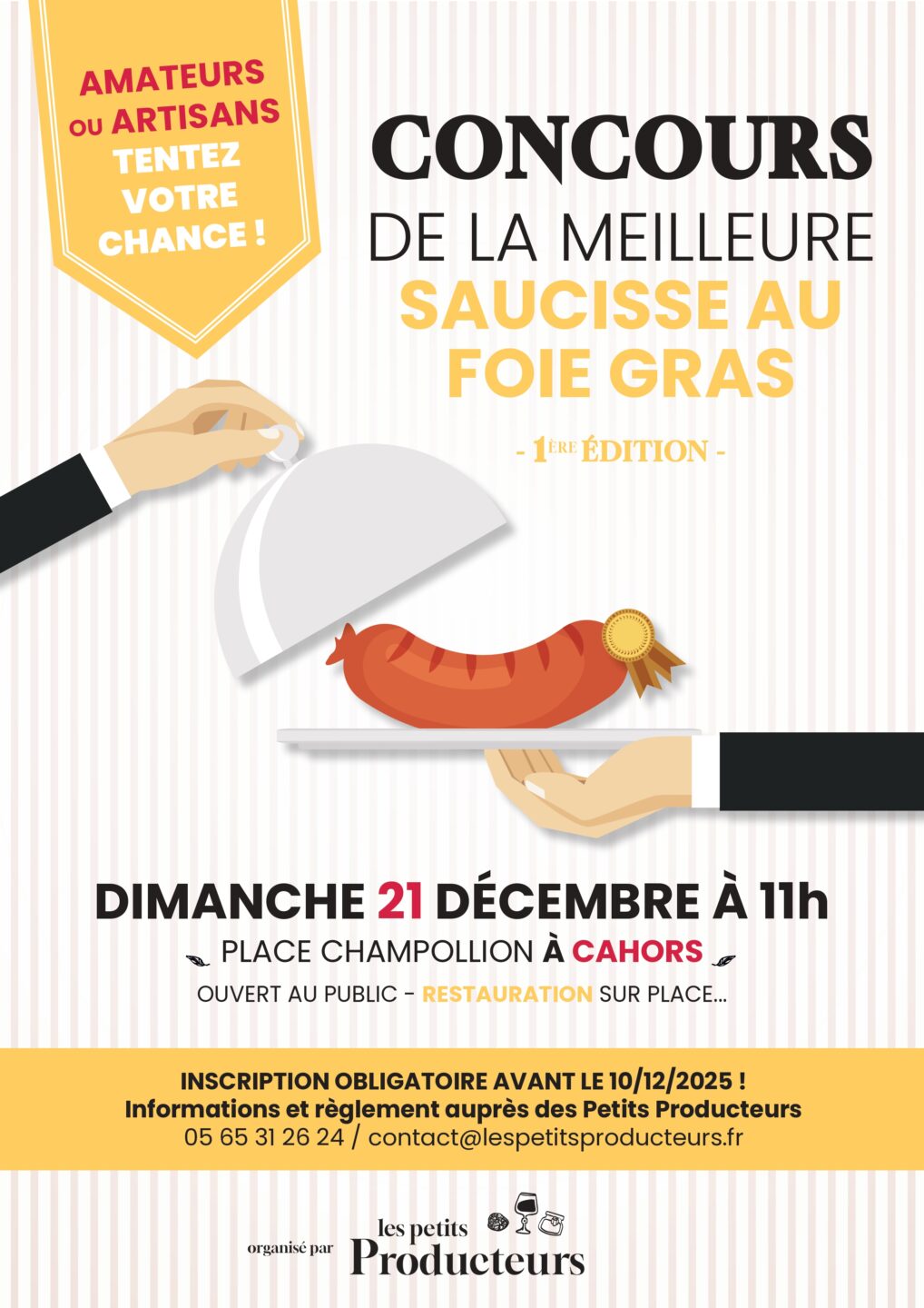 Concours de la meilleure saucisse au foie gras