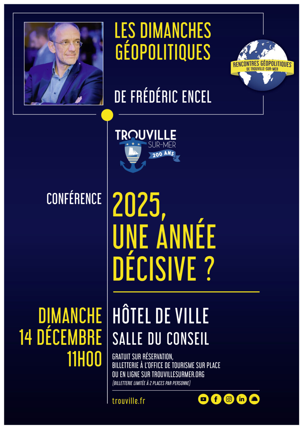 Conférence de Frédéric Encel 2025