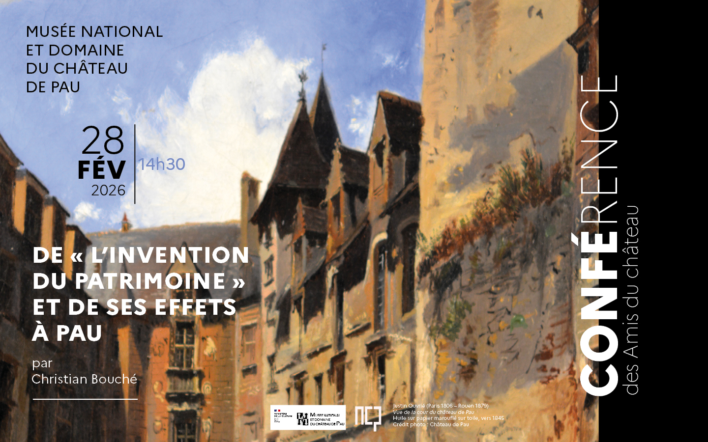 Conférence De l’invention du patrimoine et de ses effets à Pau