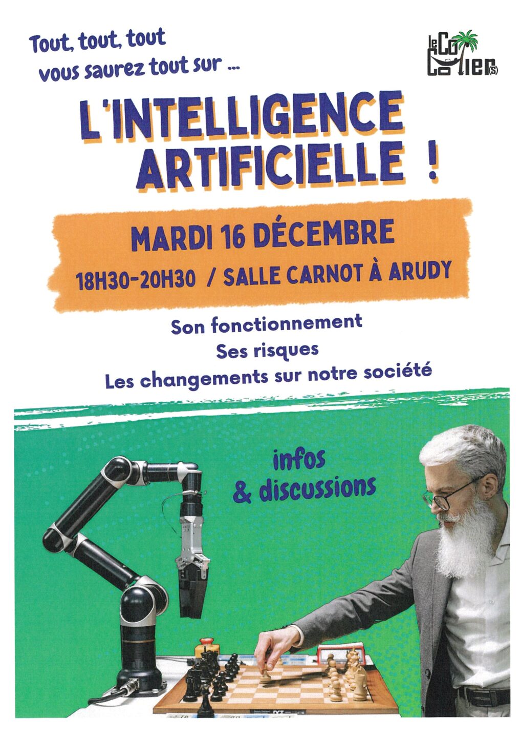 Conférence débat L'intelligence artificielle