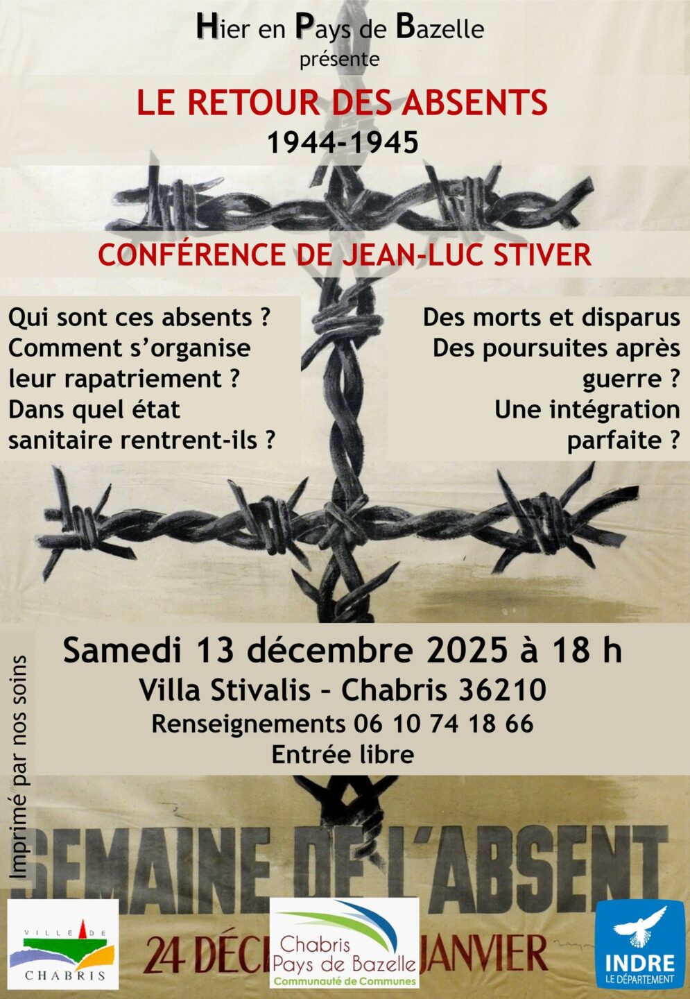 Conférence Le Retour des absents