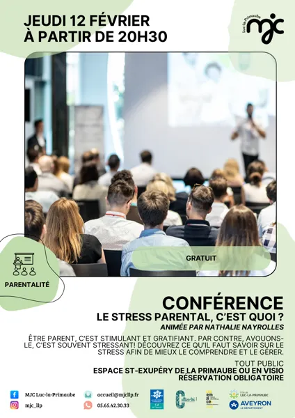 CONFÉRENCE Stress parental