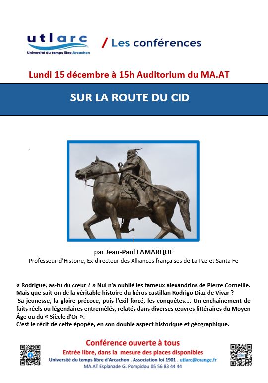 Conférence Sur la route du Cid