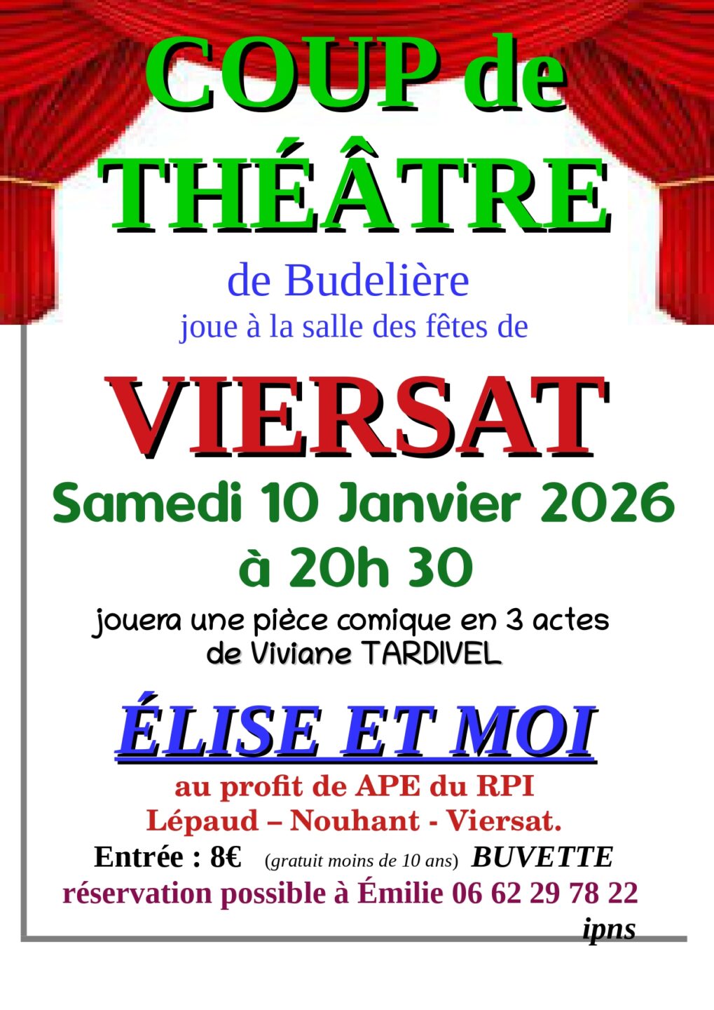 Coup de théâtre Elise et Moi