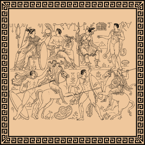 Crée ta mosaïque grecque avec pixilart