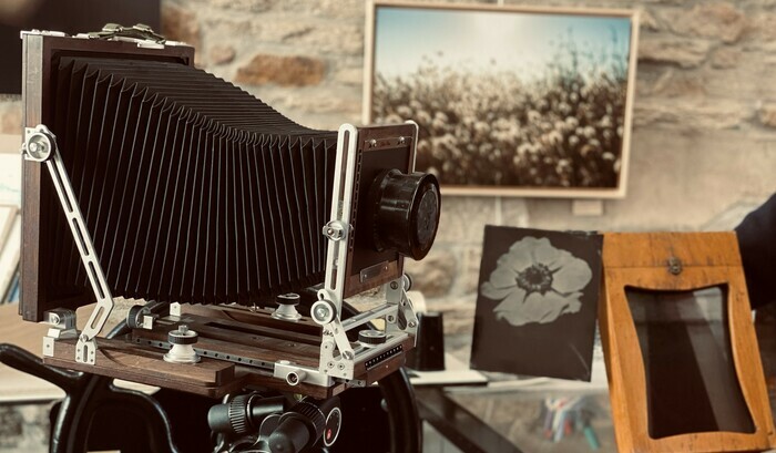 Découverte de la technique du collodion avec Jimmy Mettier Espace culturel Le Triskell - Ploeren Ploeren