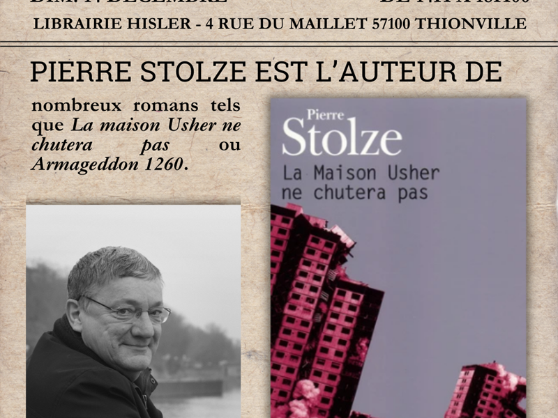 Dédicace Pierre Stolze