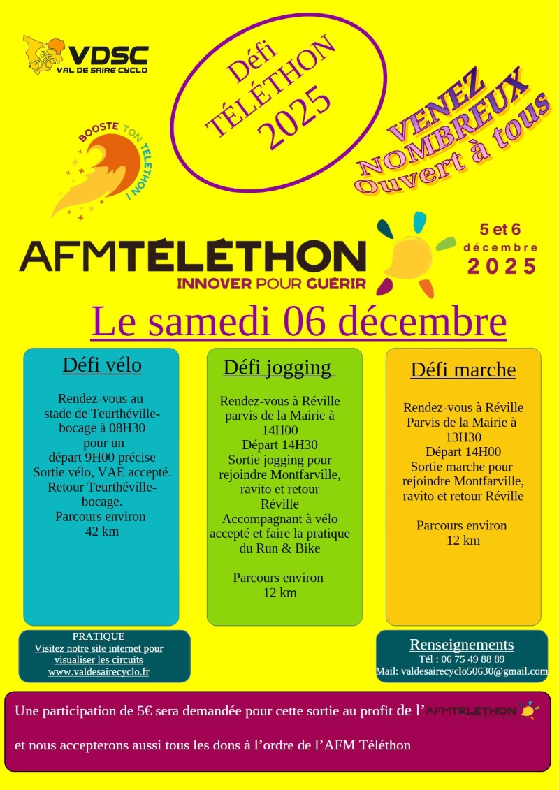 Défi Téléthon 2025