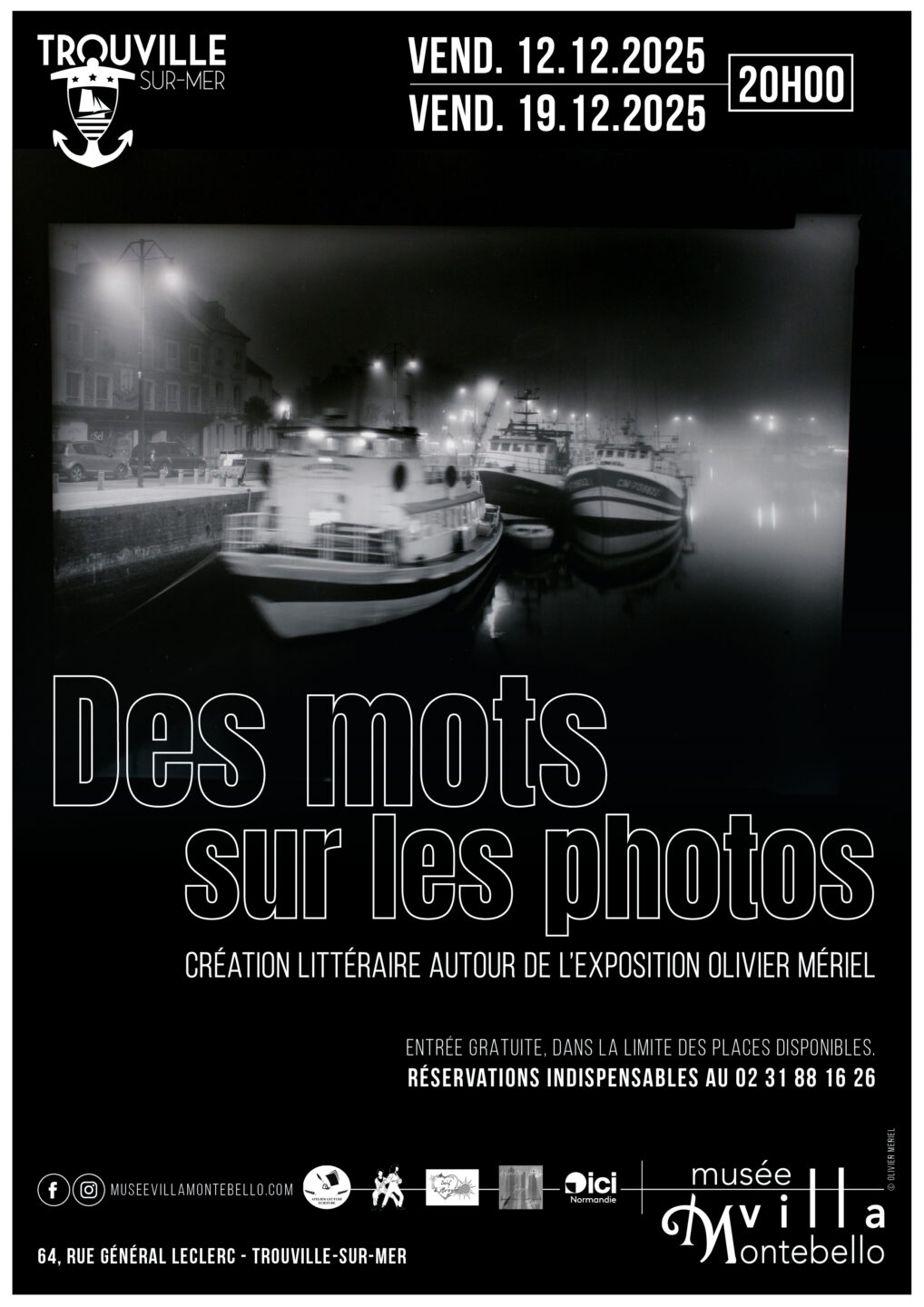 Des mots sur les photos Création littéraire autour de l'exposition Olivier Mériel