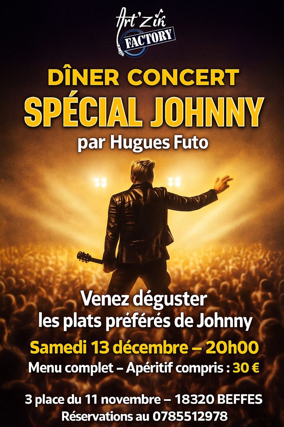 Dîner-Concert Spécial Johnny