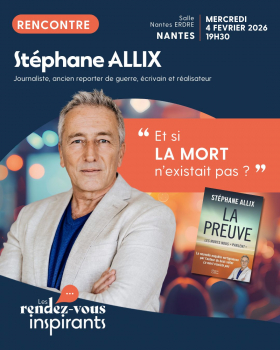 Et si la mort n'existait pas ? - Conférence de Stéphane Allix Salle festive Nantes Erdre