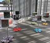 Exposition à la médiathèque Le manga