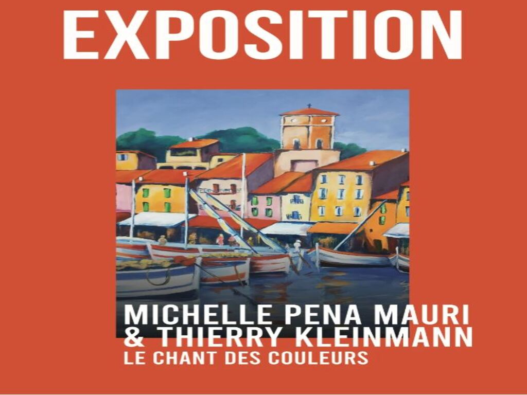 EXPOSITION AU ROMBEAU MICHELLE PENA MAURI & THIERRY KLEINMANN LE CHANT DES COULEURS