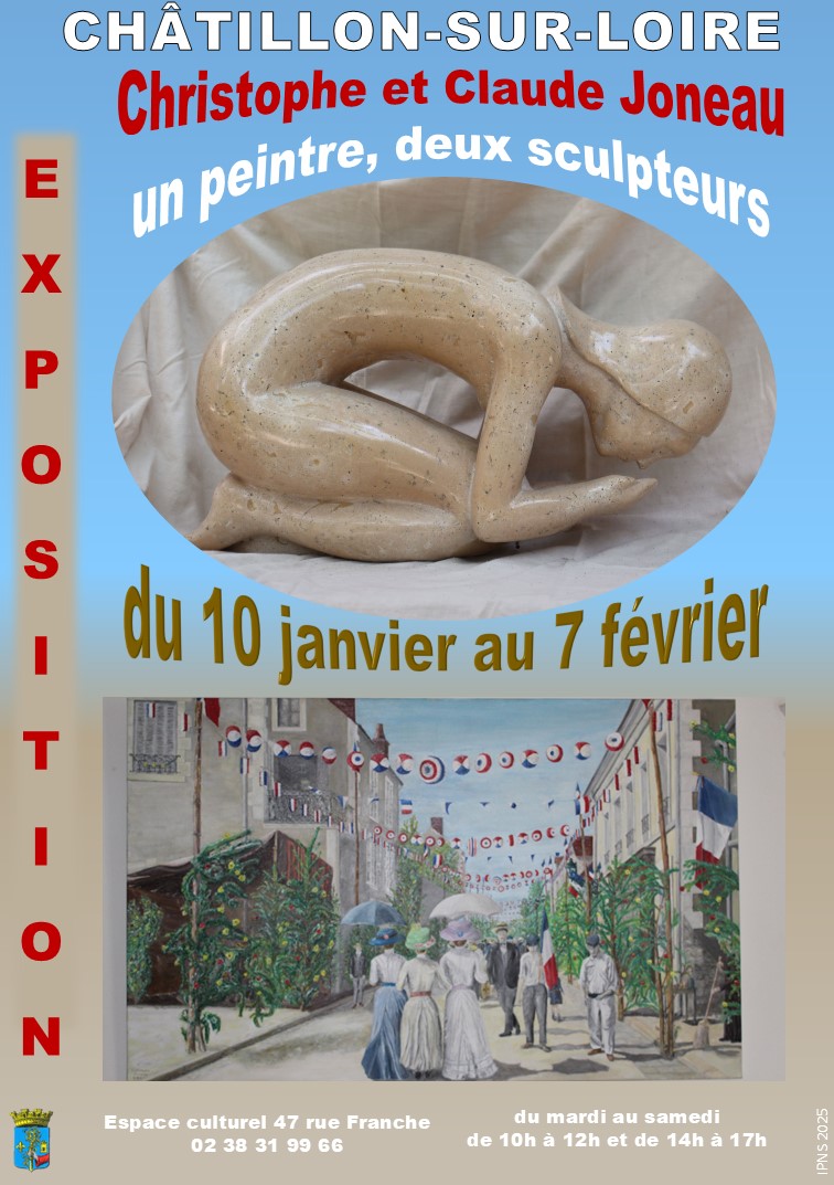 Exposition de peintures et sculptures des frères Joneau