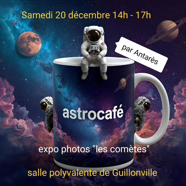 Exposition photo Astrocafé Les comètes