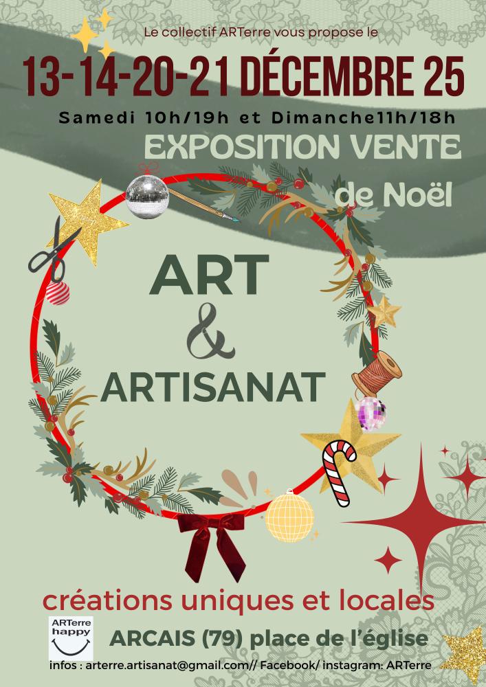 Exposition-Vente de Noël Art & Artisanat à Arçais
