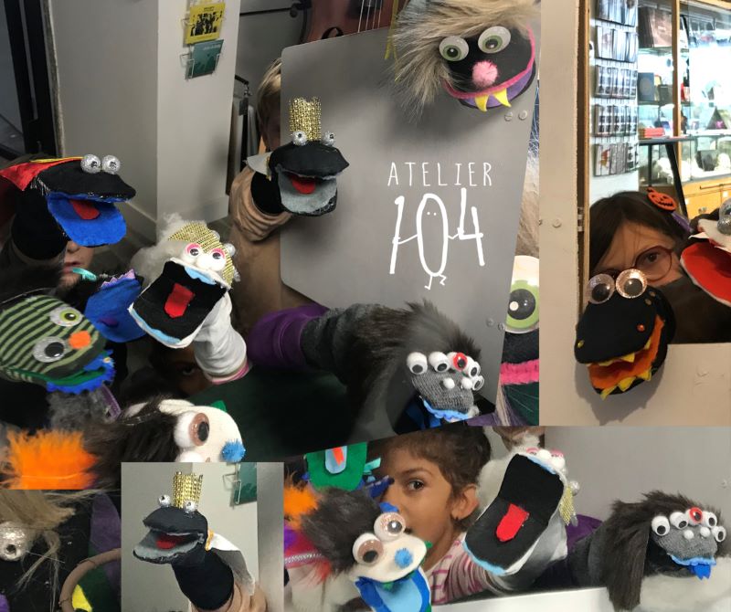 Fabrication de marionnettes chaussettes