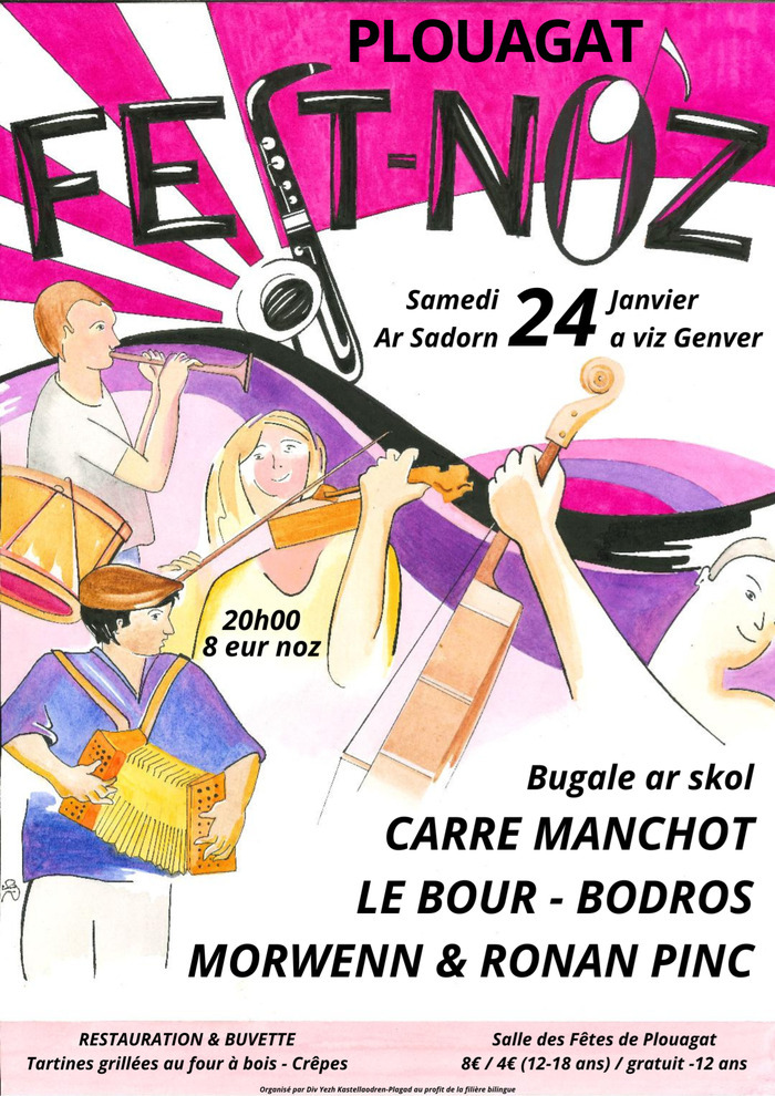 Fest Noz Plouagat Salle des Fêtes de Plouagat Châtelaudren-Plouagat