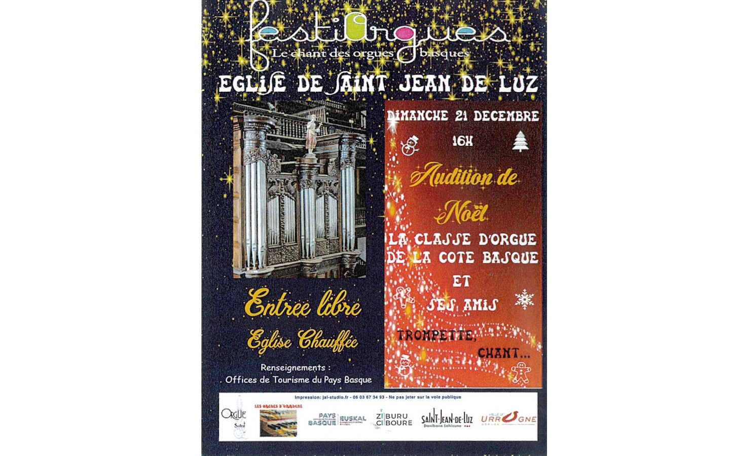 FestiOrgues Audition de Noël