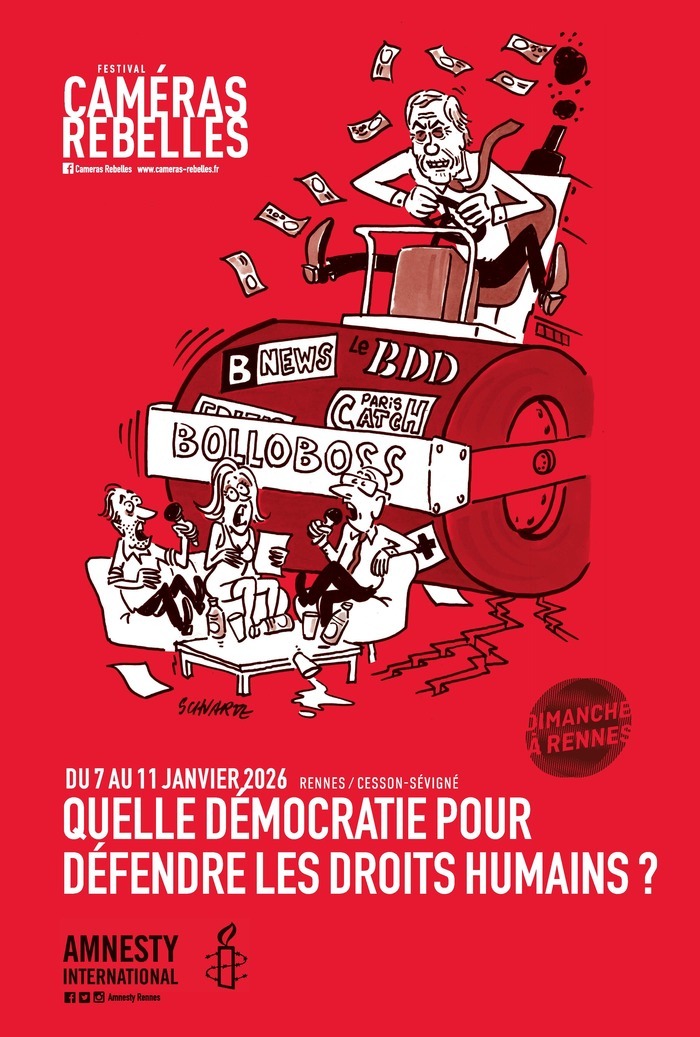 FESTIVAL CAMERAS REBELLES - du 7 au 11 janvier 2026 Cinéma du TNB Rennes