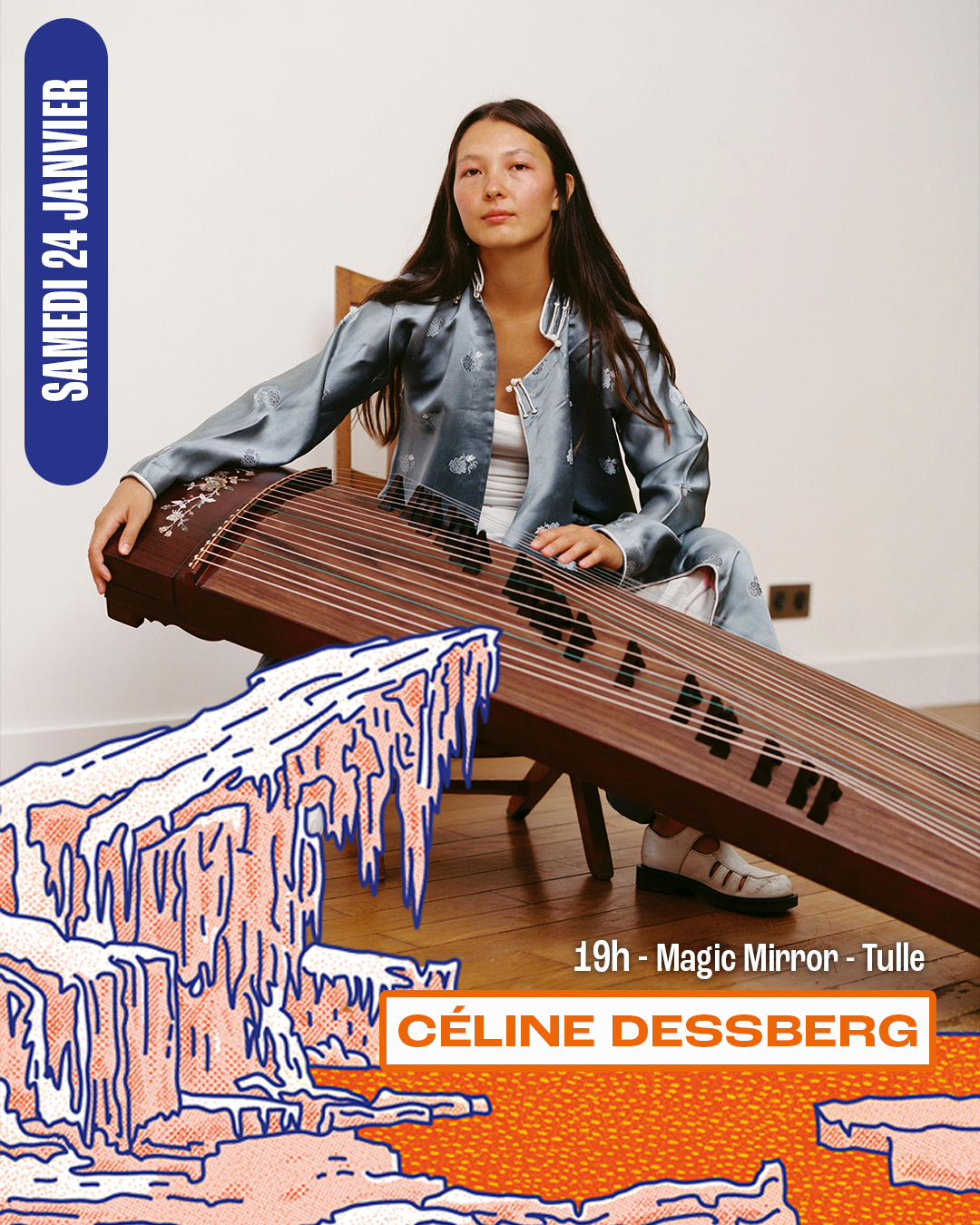 Festival du Bleu en Hiver Soirée au Magic Mirror Celine Dessberg/Matthis Pascaud Loup(s)/ Jungle Sauce/Vidange