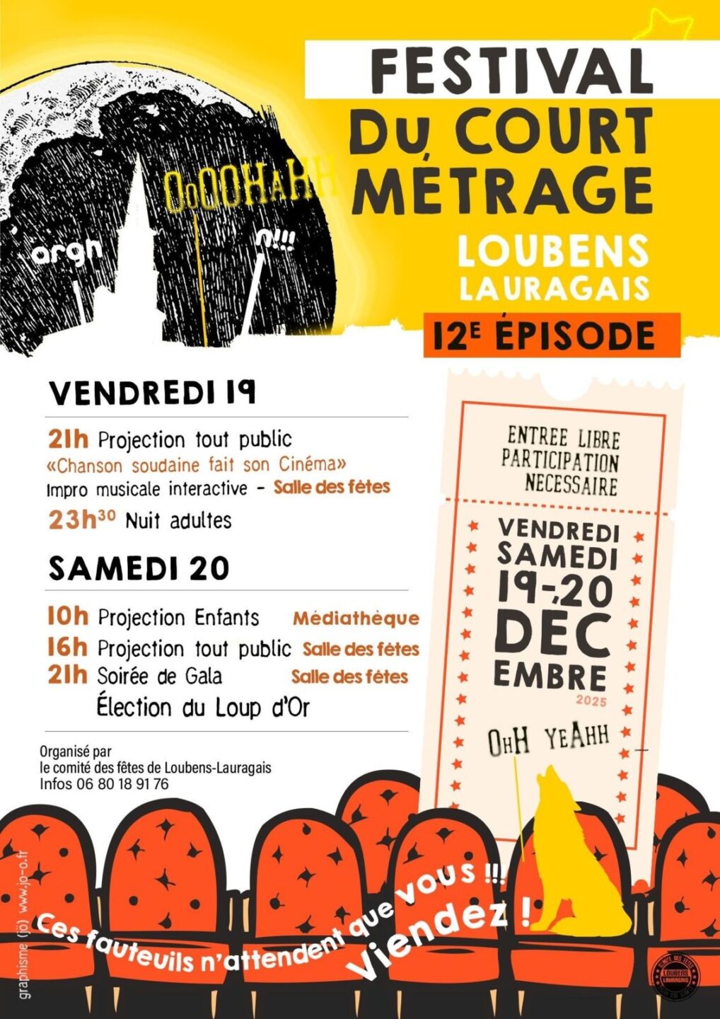 FESTIVAL DU COURT-MÉTRAGE DE LOUBENS-LAURAGAIS