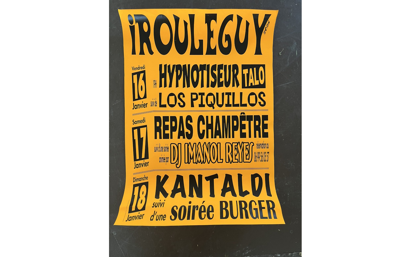 Fêtes de village hypnotiseur-Los piquillos-talo