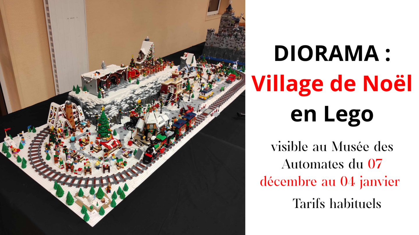 Fous de Lego Diorama Village de Noël