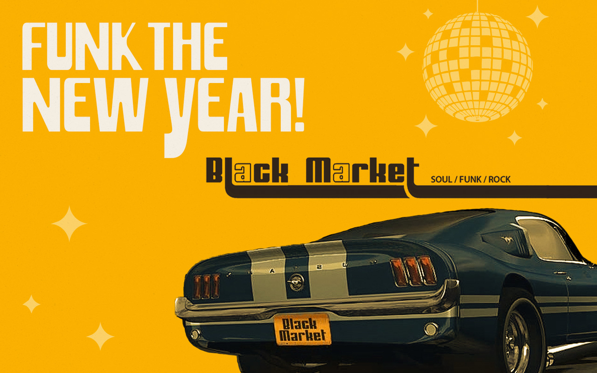 Funk the New Year ! Black Market Midnight Party JASS CLUB PARIS  Paris