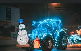 Grand défilé de Tracteurs Lumineux de Noël