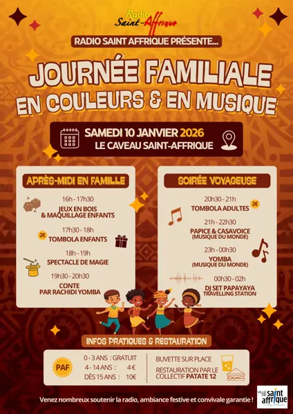 Journée familiale en couleurs et en musique
