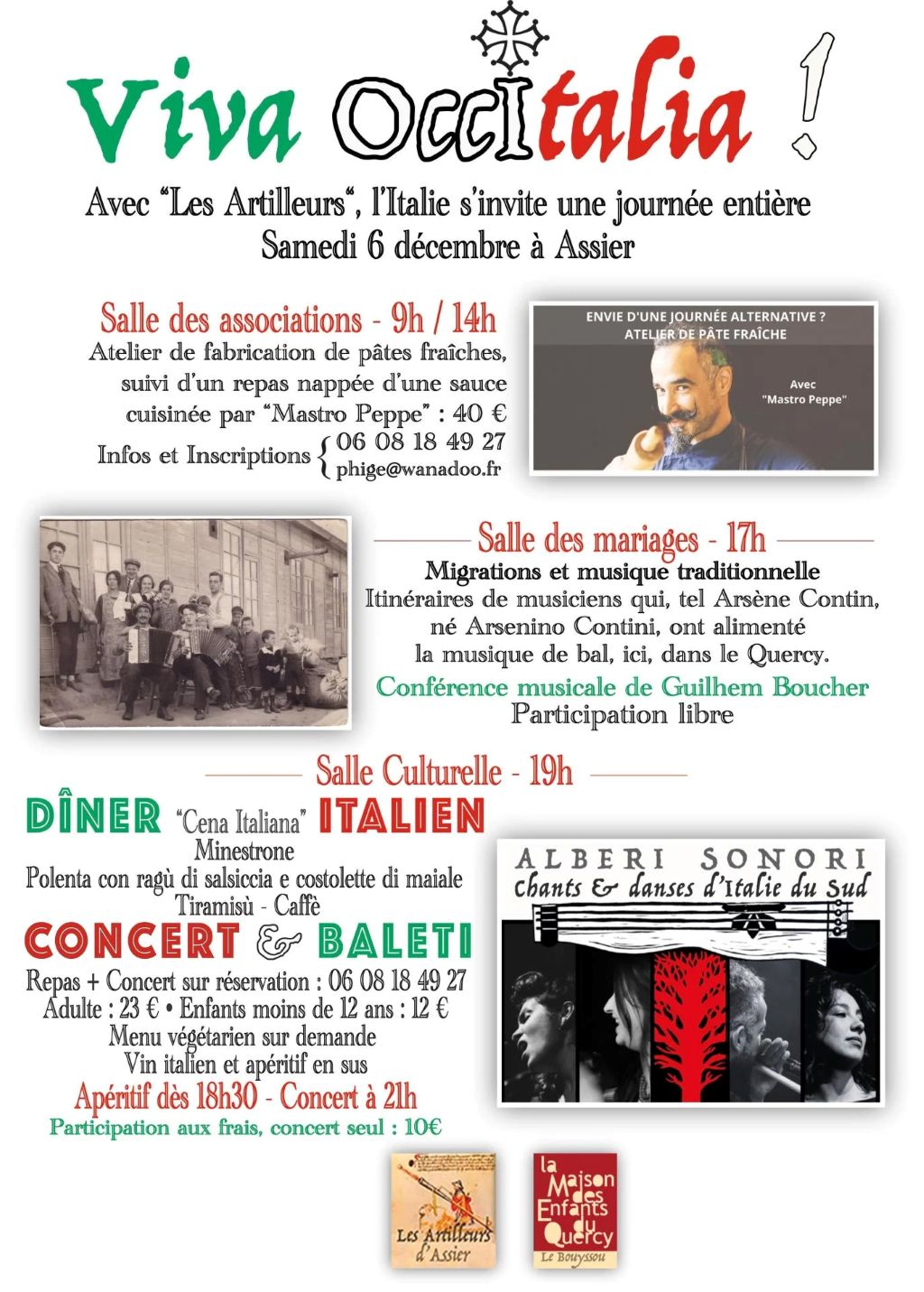 Journée Viva OccItalia ! avec le groupe Alberi Sonori