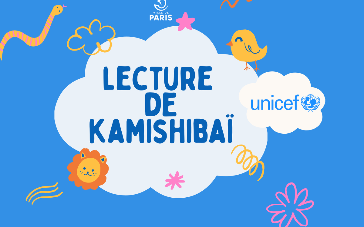 Kamishibaï : lecture pour enfants proposée par Unicef Bibliothèque Drouot Paris