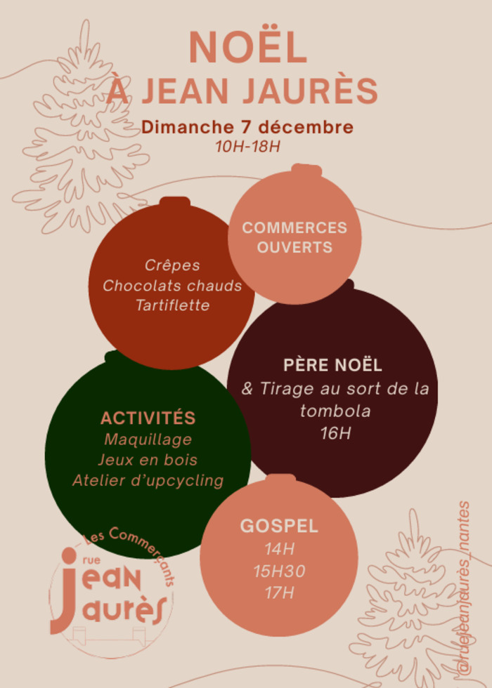 Kermesse de Noël rue Jean Jaurès Atelier Peindre est un jeu