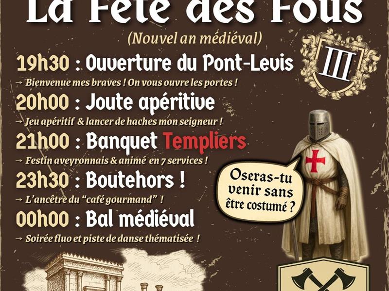 La fête des fous nouvel an médiéval