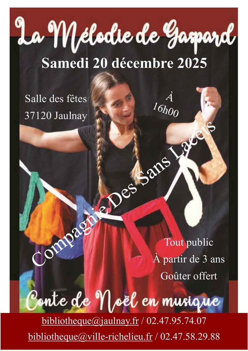 La Mélodie de Gaspard Conte de Noël en musique Jaulnay 2025-12-20 La Mélodie de Gaspard Conte de Noël en musique