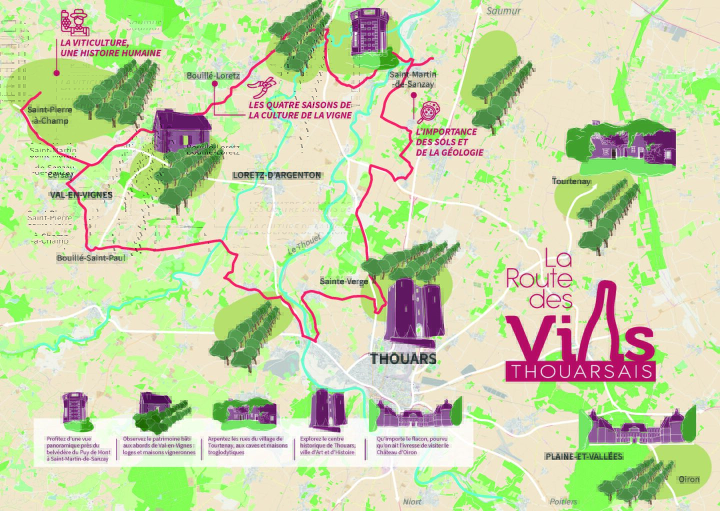 LA ROUTE DES VINS Thouars Nouvelle-Aquitaine
