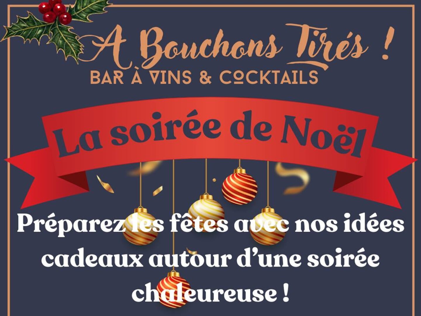La soirée de Noël au Château Garrineau