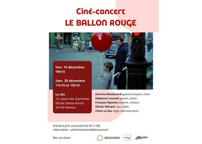 Le ballon rouge - Ciné-concert Le DIX (Maison de quartier)