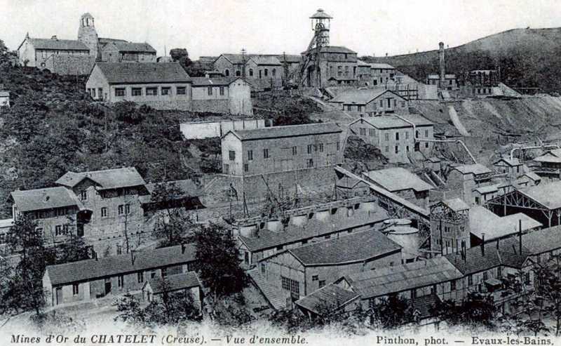 Le Châtelet la cité des mines d'or Budelière Nouvelle-Aquitaine