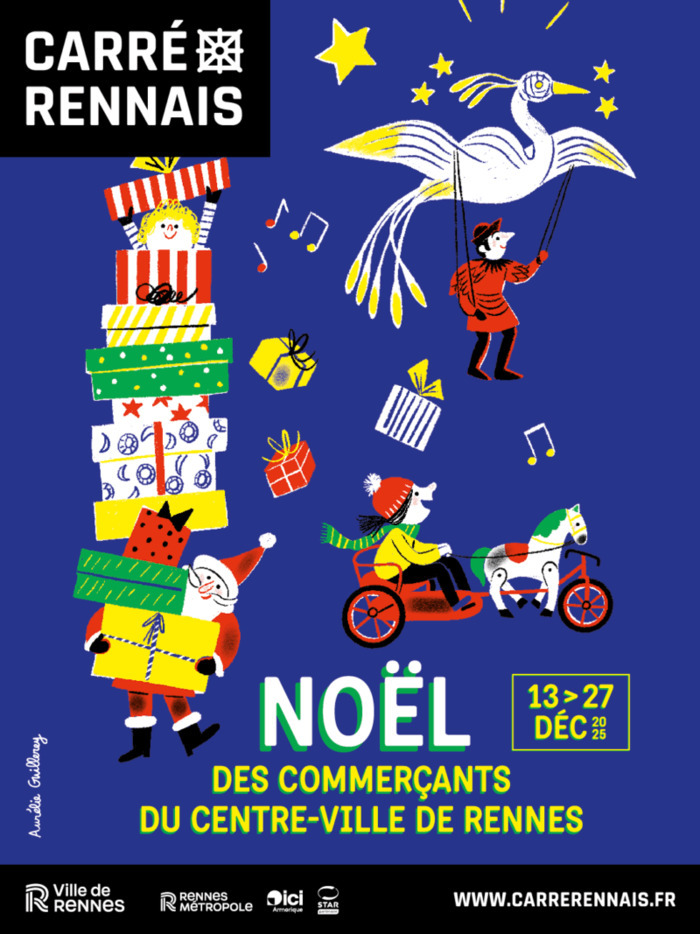 Le Noël des Commerçants Place Saint-Germain Rennes