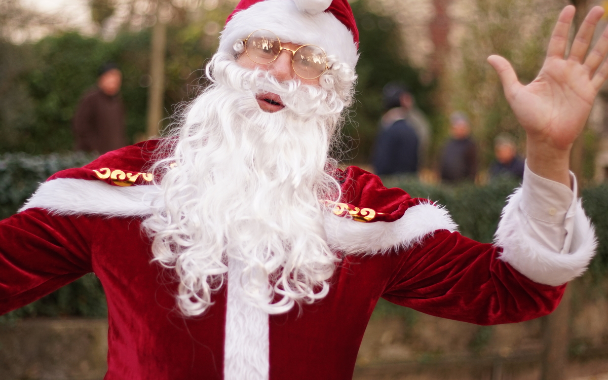 Le Père Noël au Jardin Junot Jardin Junot Paris