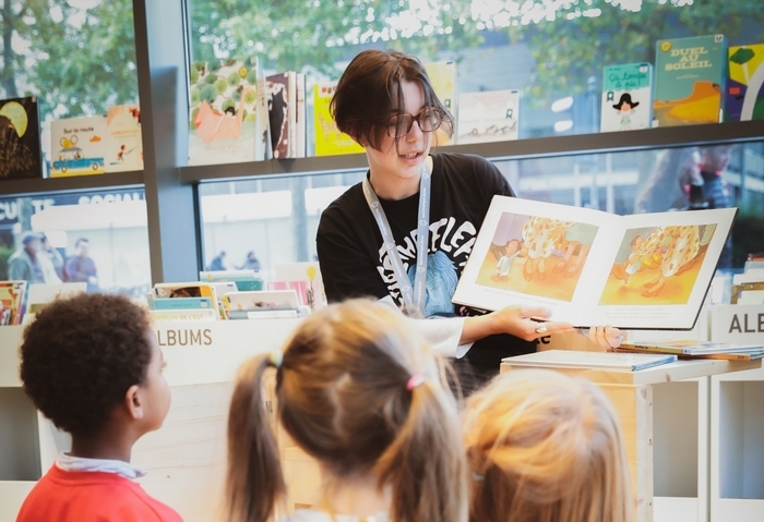 Lectures de ouf ! Bibliothèque des Champs Libres- Chez les enfants Rennes