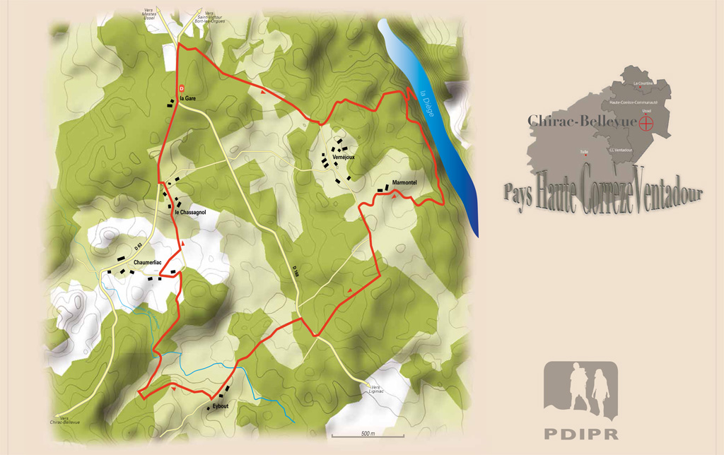 Les côtes de la Diège Chirac-Bellevue Nouvelle-Aquitaine