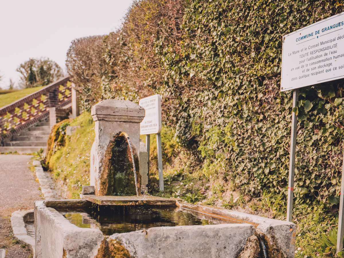 Les deux fontaines variante longue Gonneville-sur-Mer Normandie